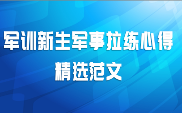 军训新生军事拉练心得精选范文