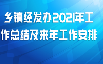 乡镇经发办2021年工作总结及来年工作安排