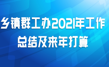 乡镇群工办2021年工作总结及来年打算