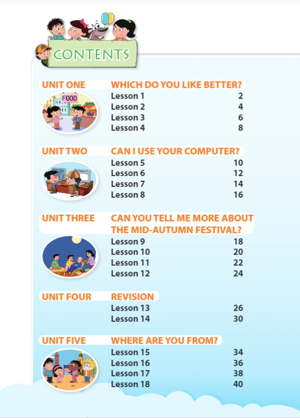 北京版五年级上册英语电子课本完整教材